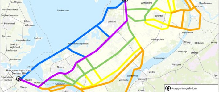 Hoogspanningsverb. Diemen-Lelystad-Ens update